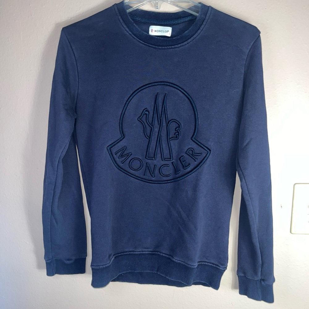 Moncler Blue Sweatshirt . Youth Sweater #P00